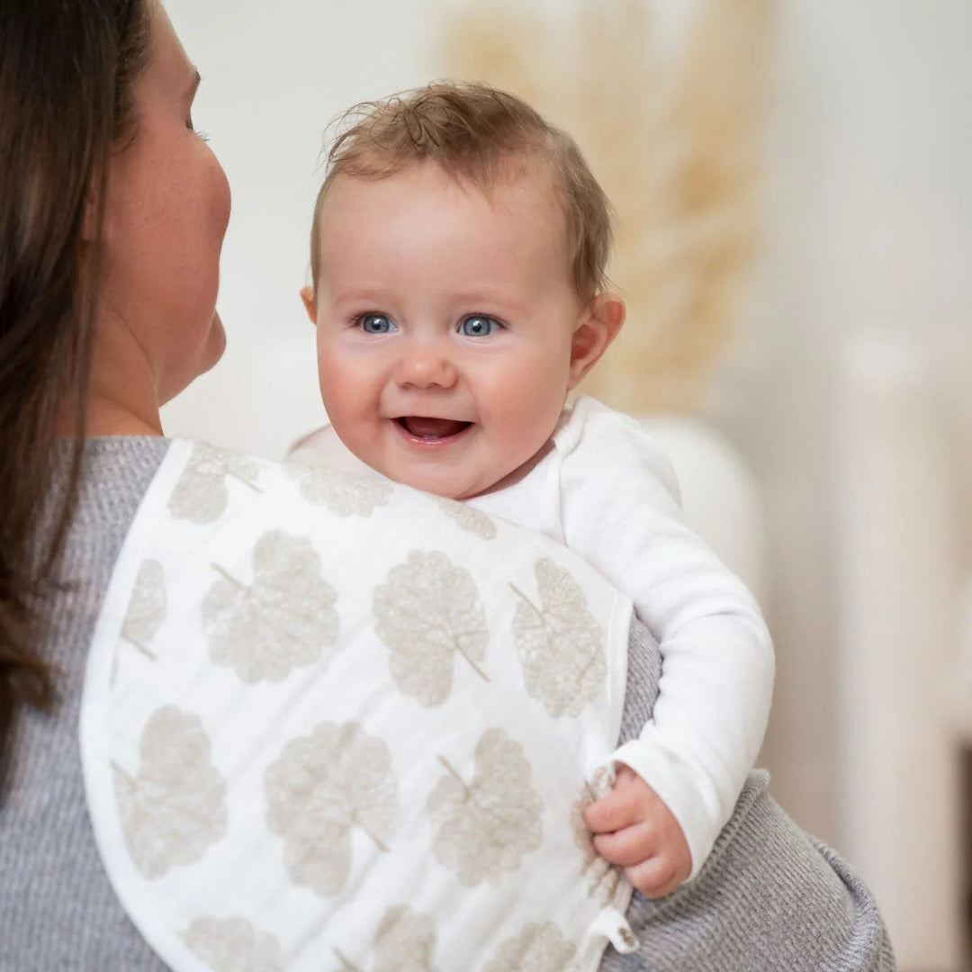 Woodland Classic Muslin Burpy Bib
