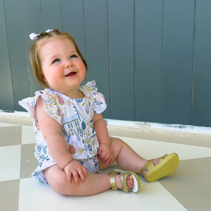 Girls Sleeveless Classic Bubble - English Countryside