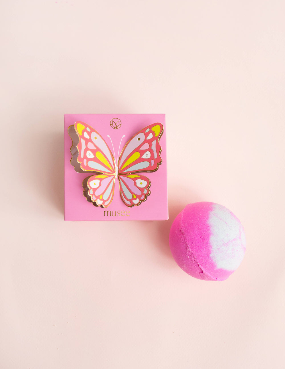 Butterfly Bath Balm by Musee - back view