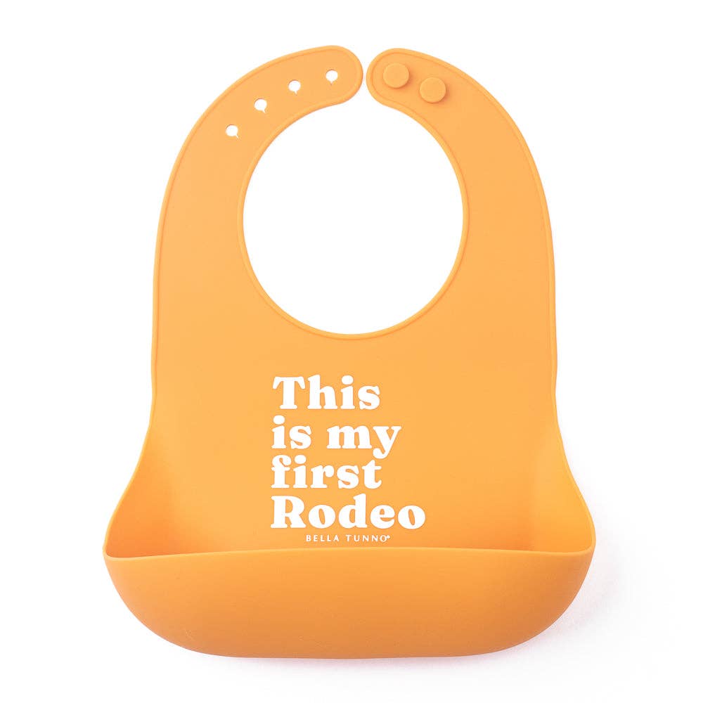 First Rodeo Wonder Bib: Orange