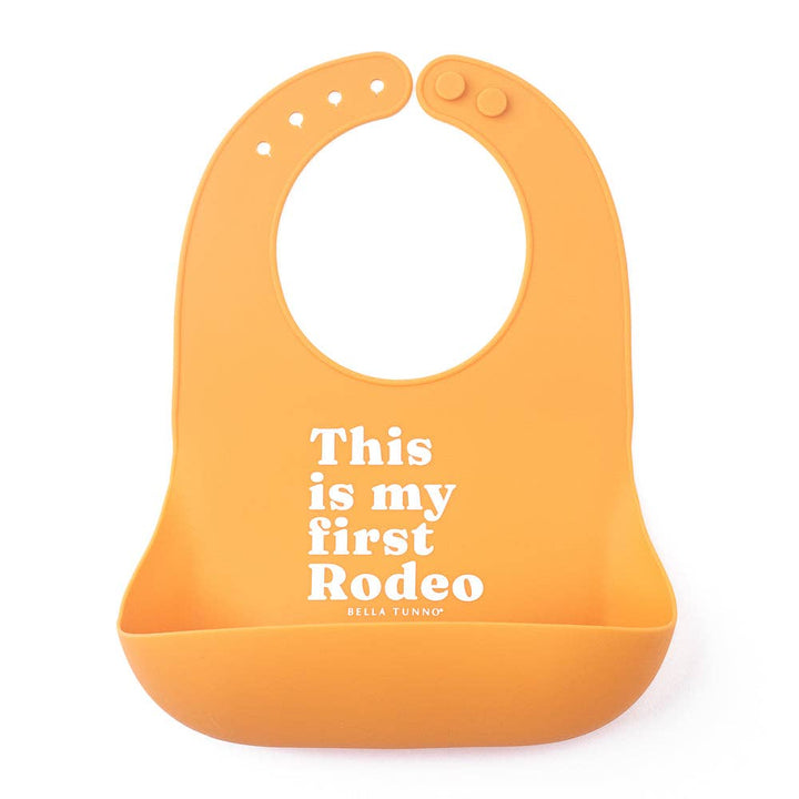 First Rodeo Wonder Bib: Orange