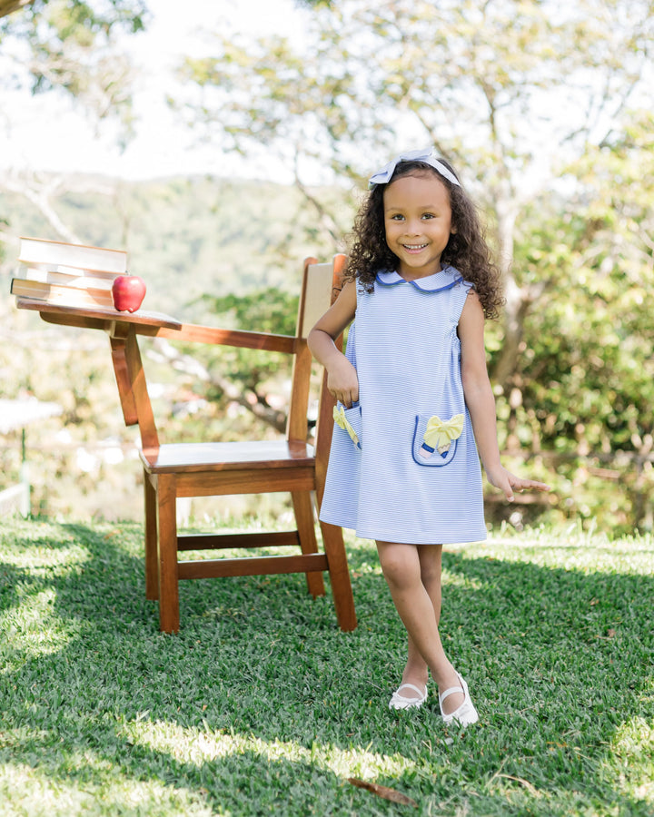 Pencil Sarah Knit Jumper - Periwinkle Bitty