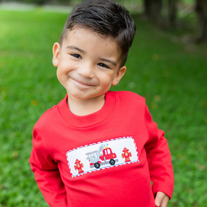 Firetruck Harry's L/S Play Tee by Zuccini Kids - alternate view