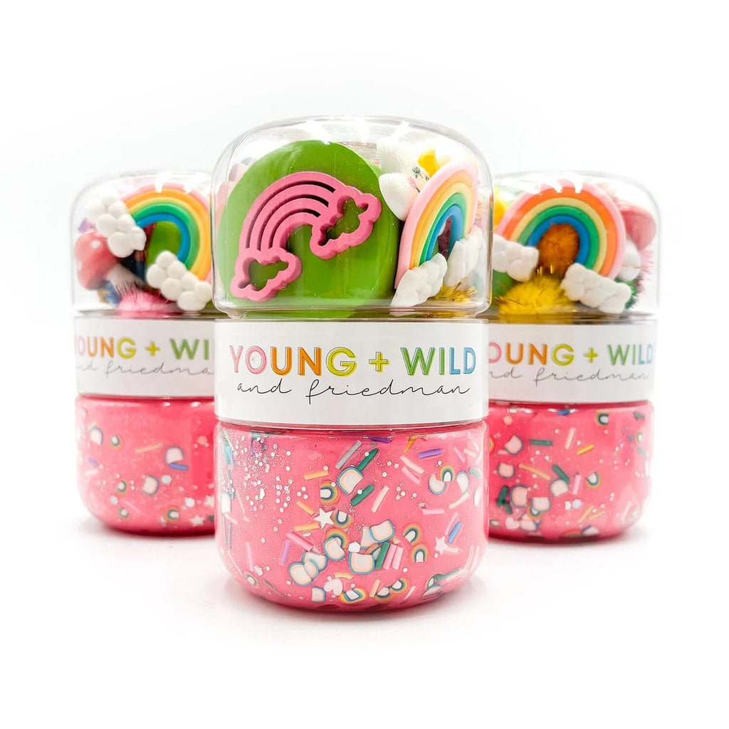Spring Rainbow Grab & Go Dough Jar | Young + Wild & Friedman