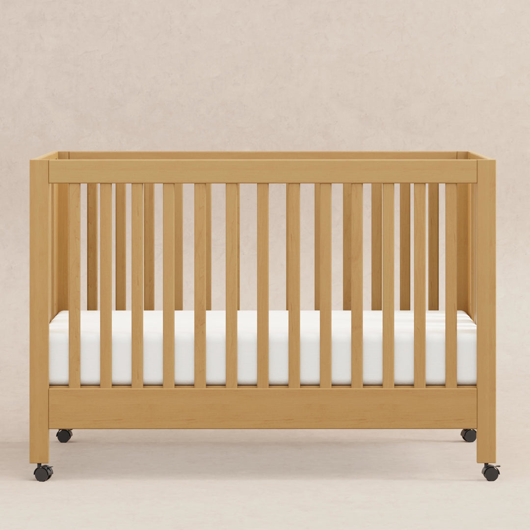 Babyletto Maki Portable Folding Crib with Toddler Bed Conversion Kit