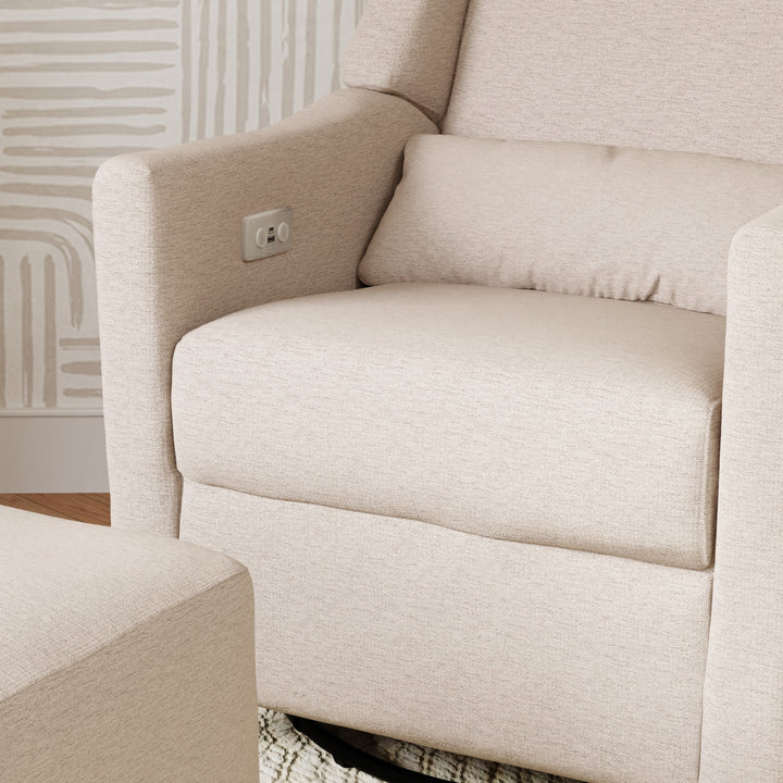 Babyletto Kiwi Electronic Recliner and Swivel Glider with USB port