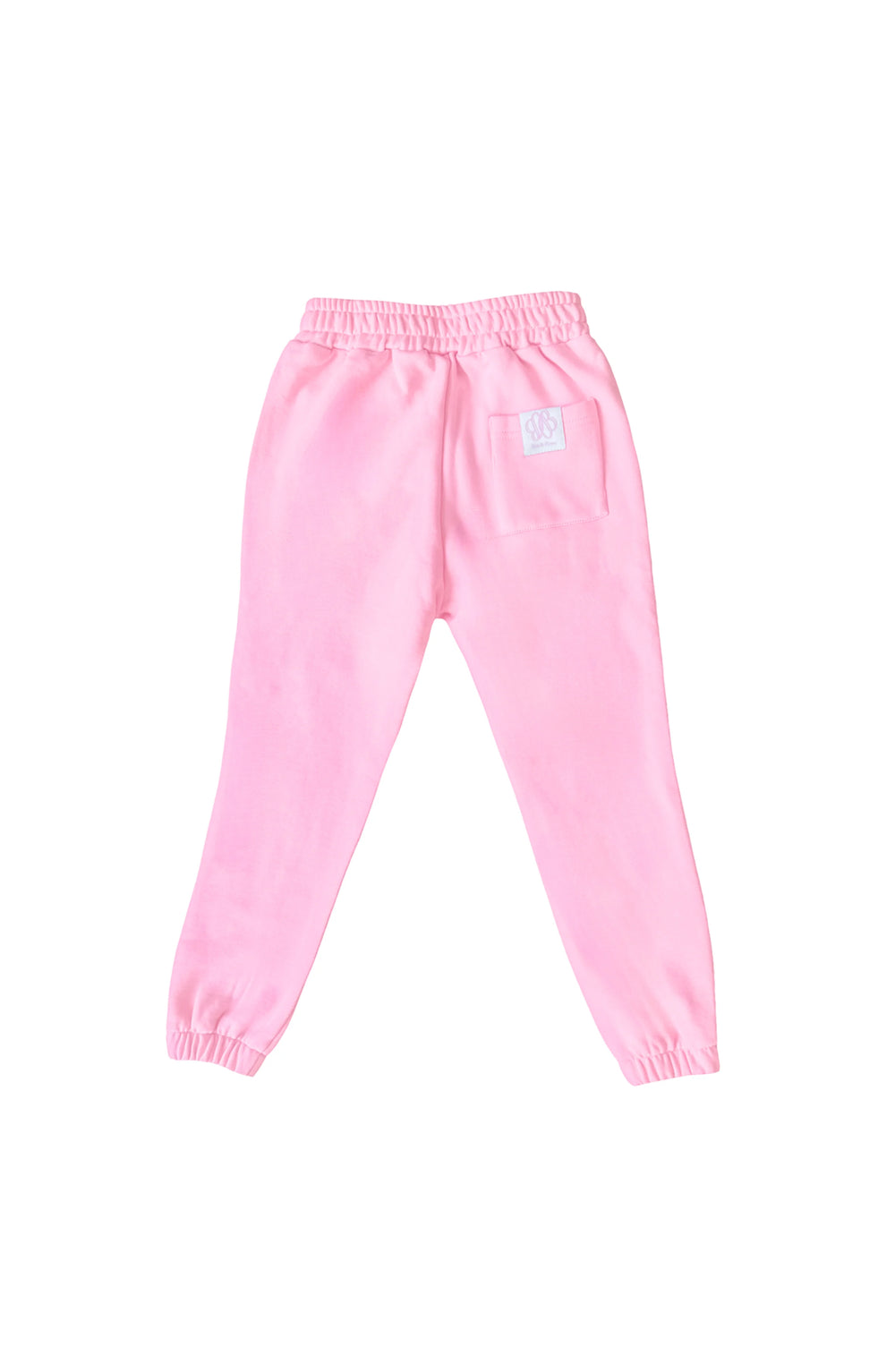 Pink Joggers by Bits and Bows - back view