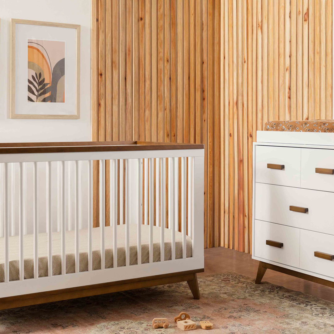 Babyletto Scoot 3-in-1 Convertible Crib with Toddler Bed Conversion Kit