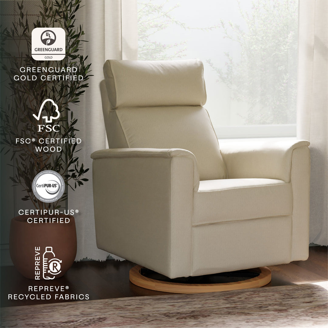 Namesake Willa Plus Power Glider Recliner + Power Headrest