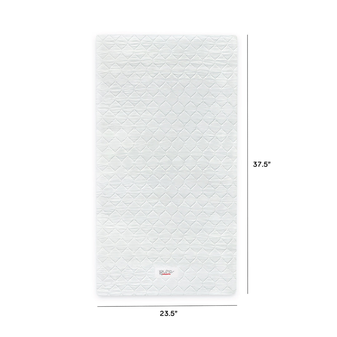 M5346C,Babyletto,Pure Core Non-Toxic Mini Crib Mattress with Hybrid Cover