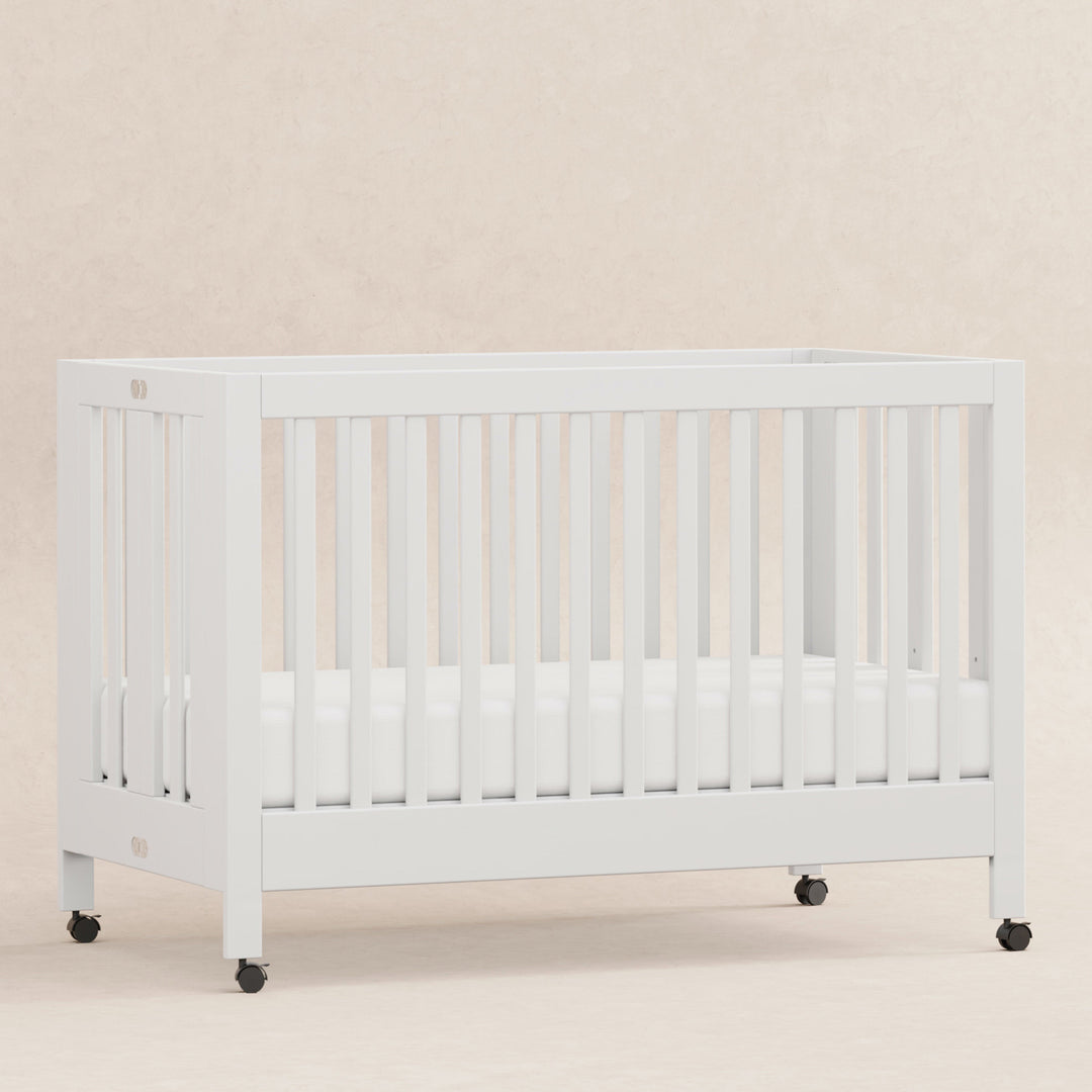 Babyletto Maki Portable Folding Crib with Toddler Bed Conversion Kit