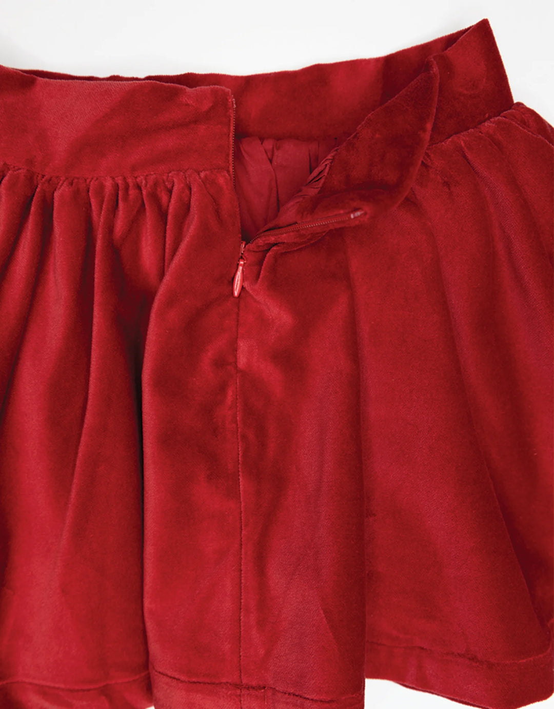 Red Velvet Skirt