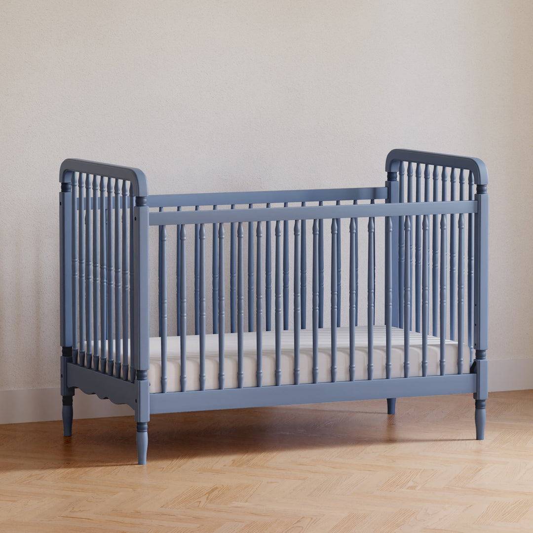 Namesake Liberty 3-in-1 Convertible Spindle Crib with Toddler Bed Conversion Kit