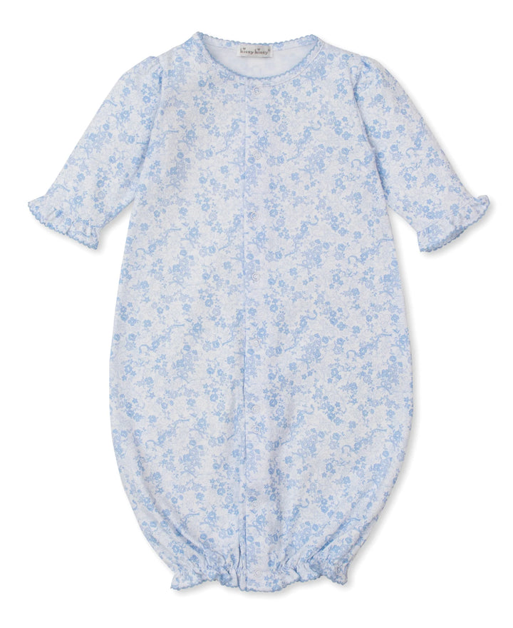 Old English Roses Blue Convertible Gown