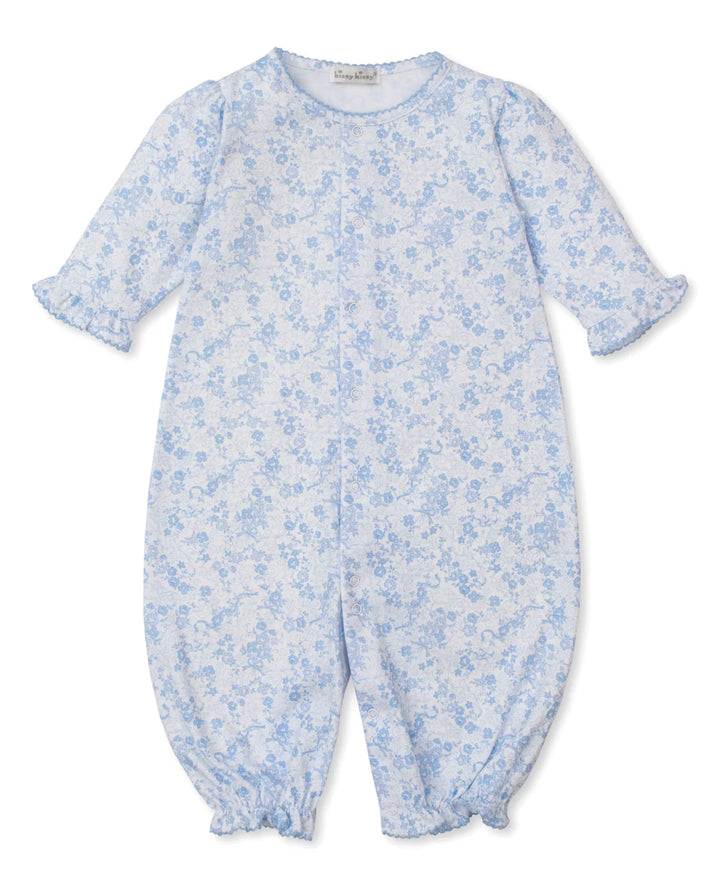 Old English Roses Blue Convertible Gown