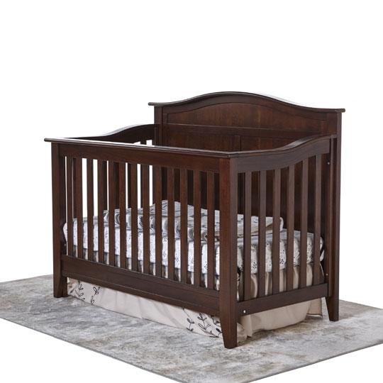 Pali Napoli Curved-Top Forever Crib - baby crib