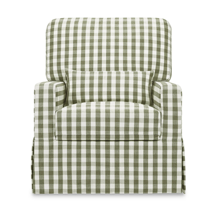 Crawford Pillowback Comfort Swivel Glider