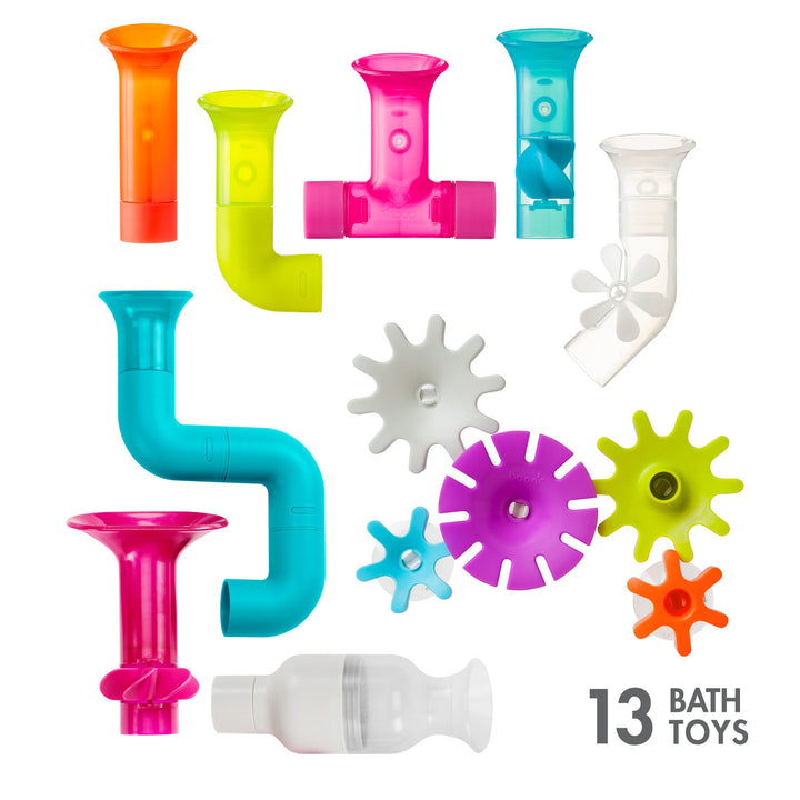 Pipes & Cogs & Tubes Bath Toy Bundle