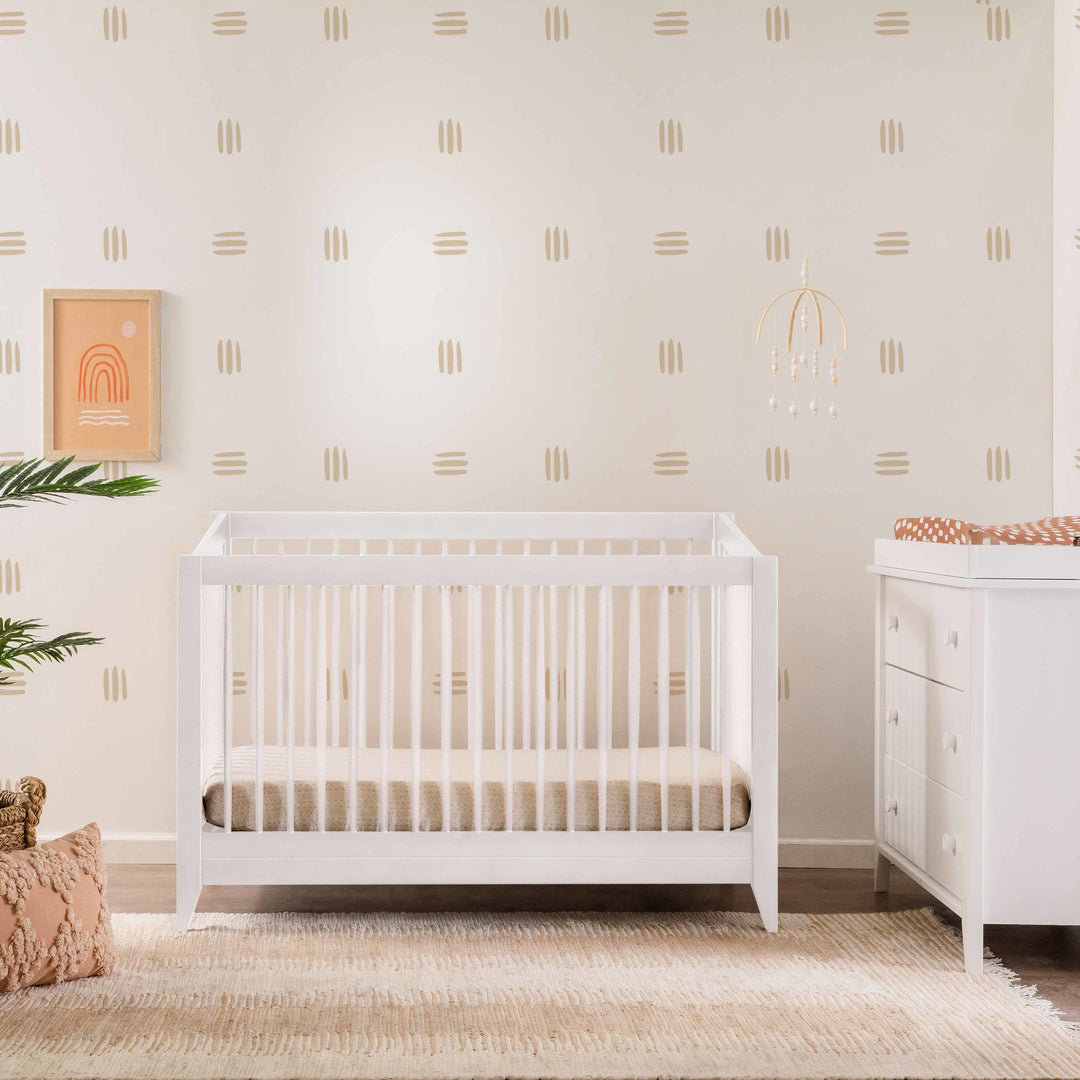 Babyletto Sprout 4-in-1 Convertible Crib with Toddler Bed Conversion Kit