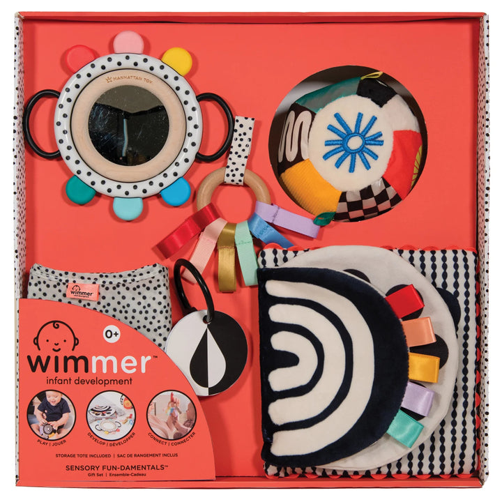 Wimmer Sensory Fundamentals Gift Set by Manhattan Toy Company - baby activity toy