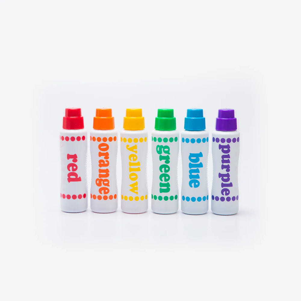 Rainbow 6 Pack Dot Markers by Do-A-Dot Art! - alternate view