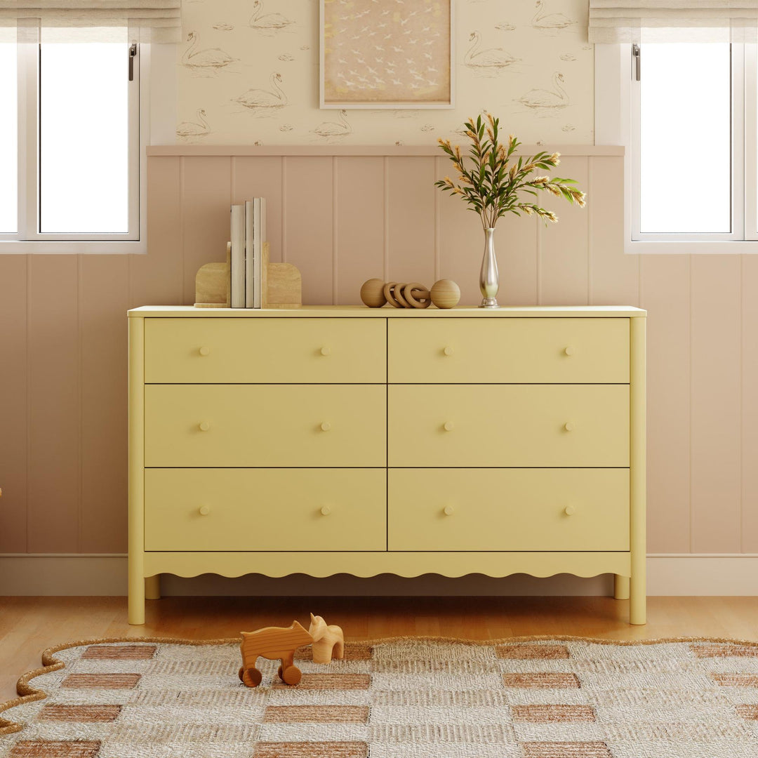babyletto dresser Babyletto Palma 3 Drawer Assembled Dresser Honey