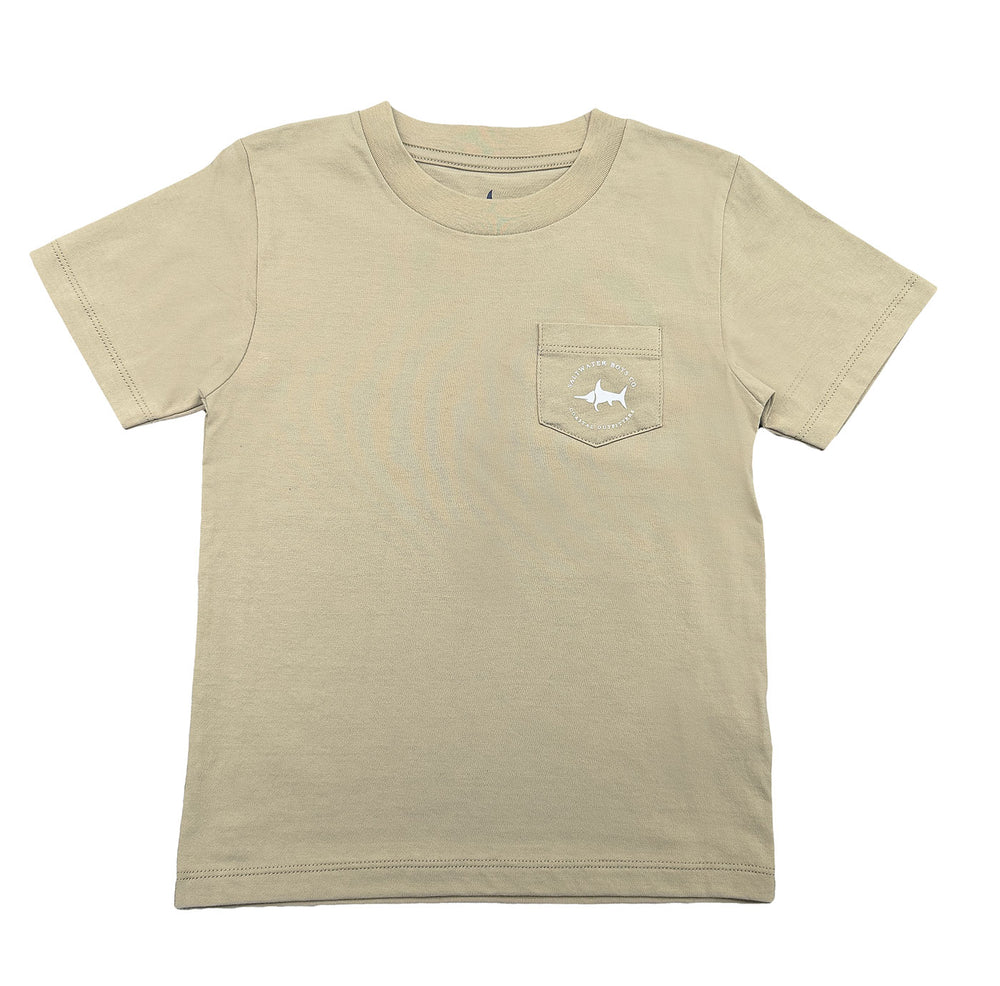 SS Green Football Graphic Tee by Saltwater Boys - alternate view