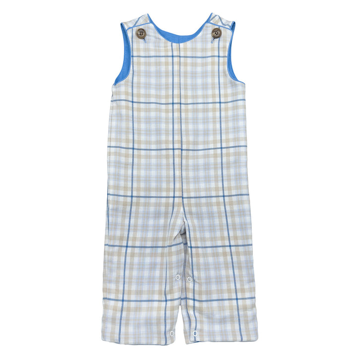 Khaki/Blue Plaid Rivers Reversible Longall