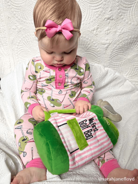 Golf Bag Plush Toy Set