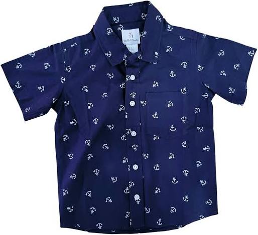 Anchors Away Button Down by Maddie & Connor - alternate view