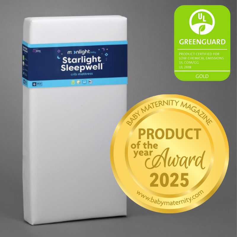 Moonlight Starlight Sleepwell Crib Mattress (Compressed & Rolled) by Moonlight Slumber - alternate angle