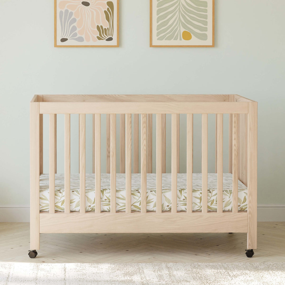 Babyletto Maki Portable Folding Crib with Toddler Bed Conversion Kit