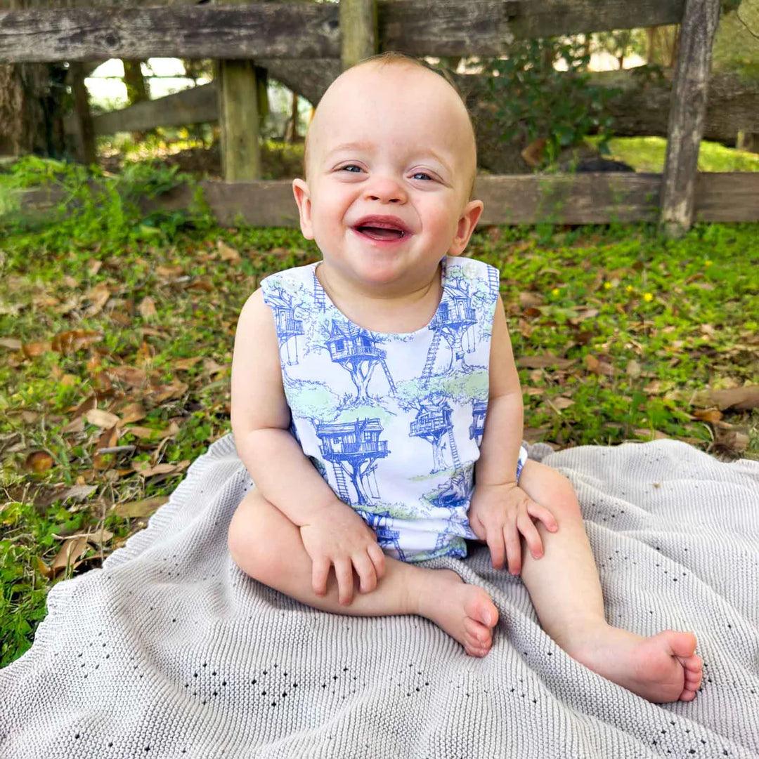 Baby Boy Sleeveless Bubble - Canopy Club