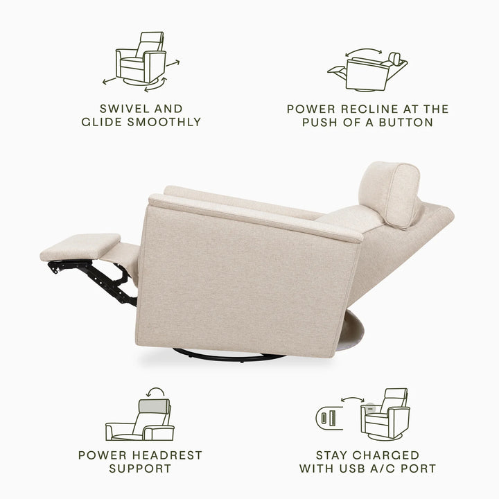 Willa Plus Power Glider Recliner w/ Power Headrest
