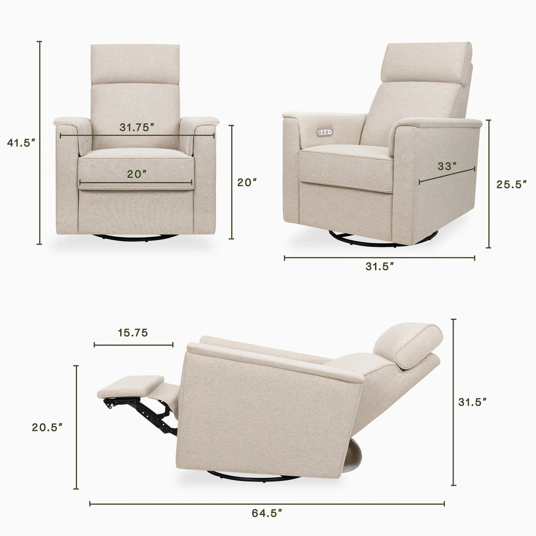 Willa Plus Power Glider Recliner w/ Power Headrest