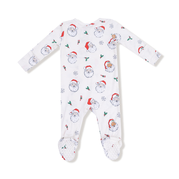 Vintage Santas 2 Way Zipper Footie