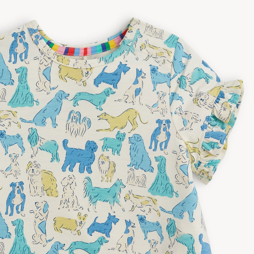 Blue It's A Paw-ty Right Fit Nightgown by Magnetic Me - alternate view