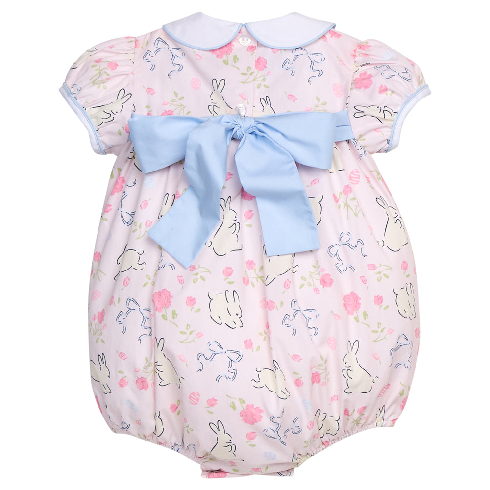 Short Sleeve Natalie Bubble - Bunny Blooms by Little English - alternate view