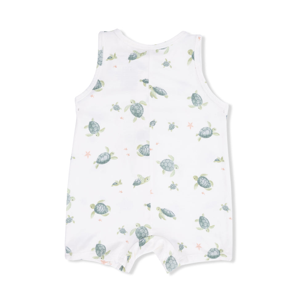 Sea Turtles - Sleeveless Shortie Romper by Angel Dear - alternate view