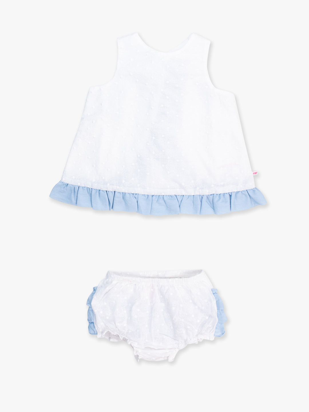 Swiss Dot Swing Top And Bloomer Set