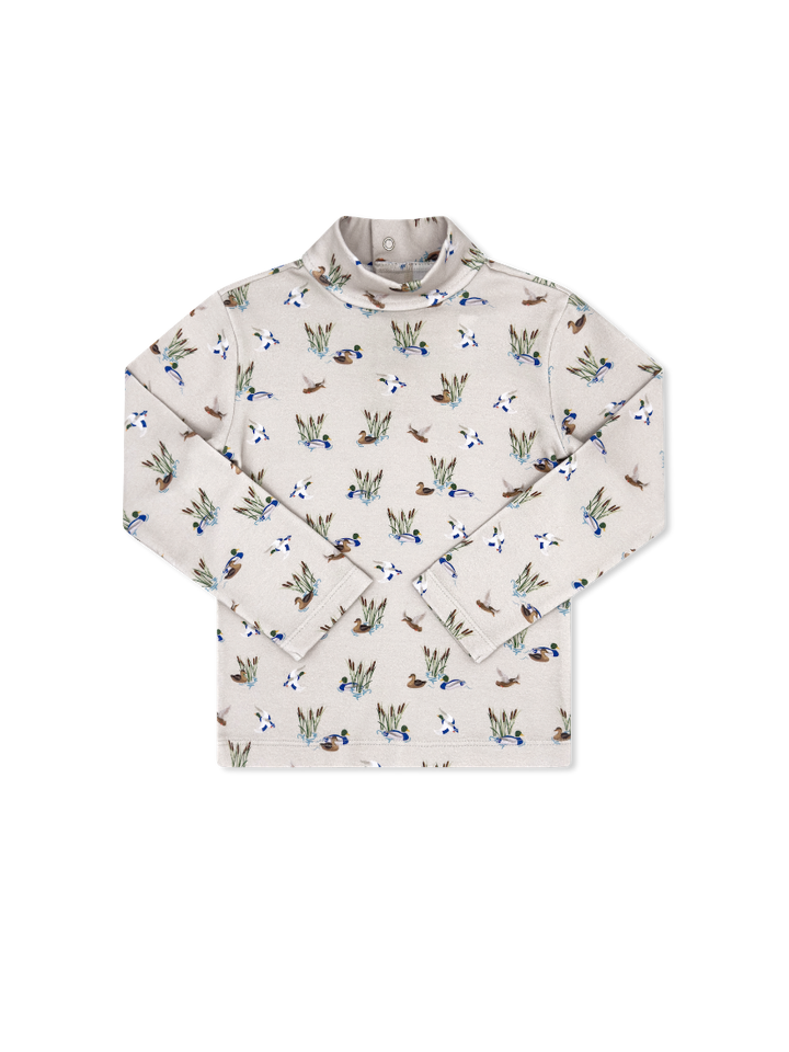 Tiny Tot Turtle Neck in Quacky Adventures