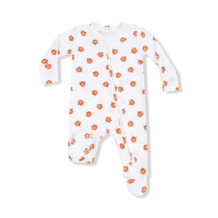 Little Pumpkins 2 Way Zipper Footie