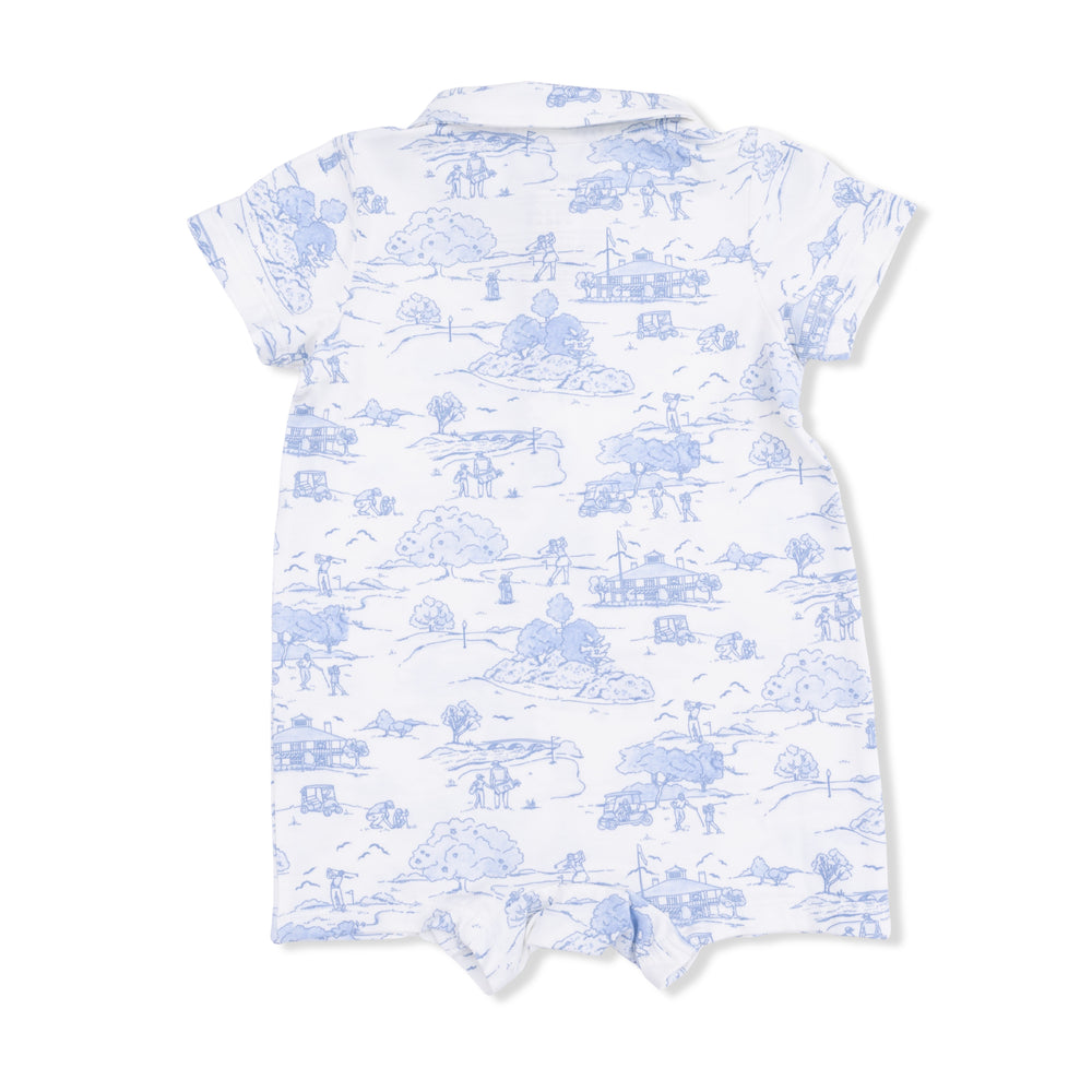 Golf Toile - Polo Shortie by Angel Dear - alternate view