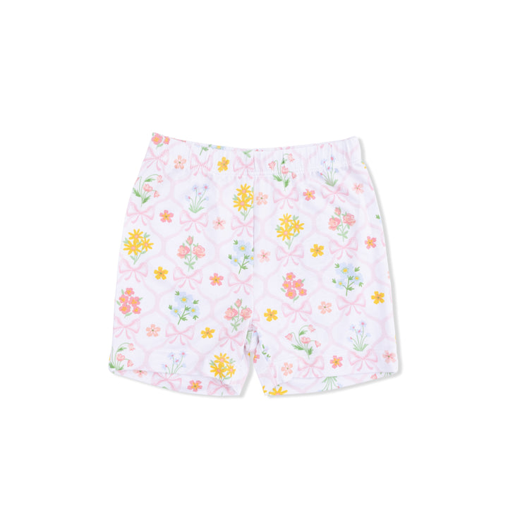 Spring Blooms Bow Trellis - Loungewear Short Set