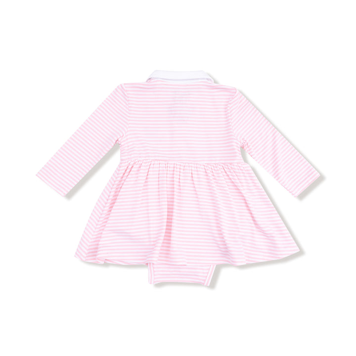 Long Sleeve Polo Pink Golf Carts Bodysuit