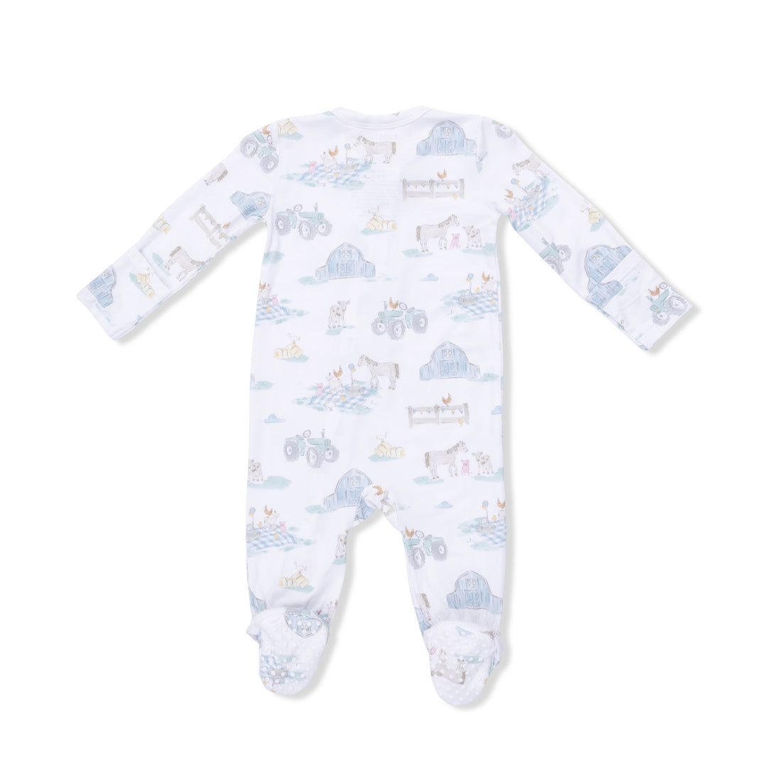 Farm Animal Party - 2 Way Zipper Footie by Angel Dear - alternate view