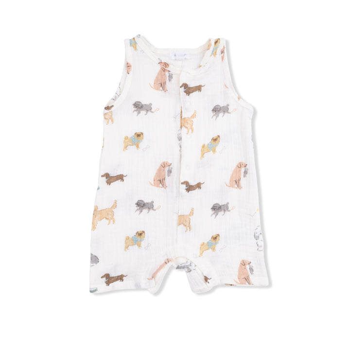 Awesome Dogs - Sleeveless Shortie Romper