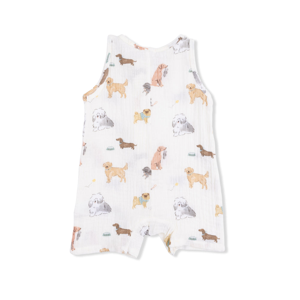 Awesome Dogs - Sleeveless Shortie Romper by Angel Dear - alternate view