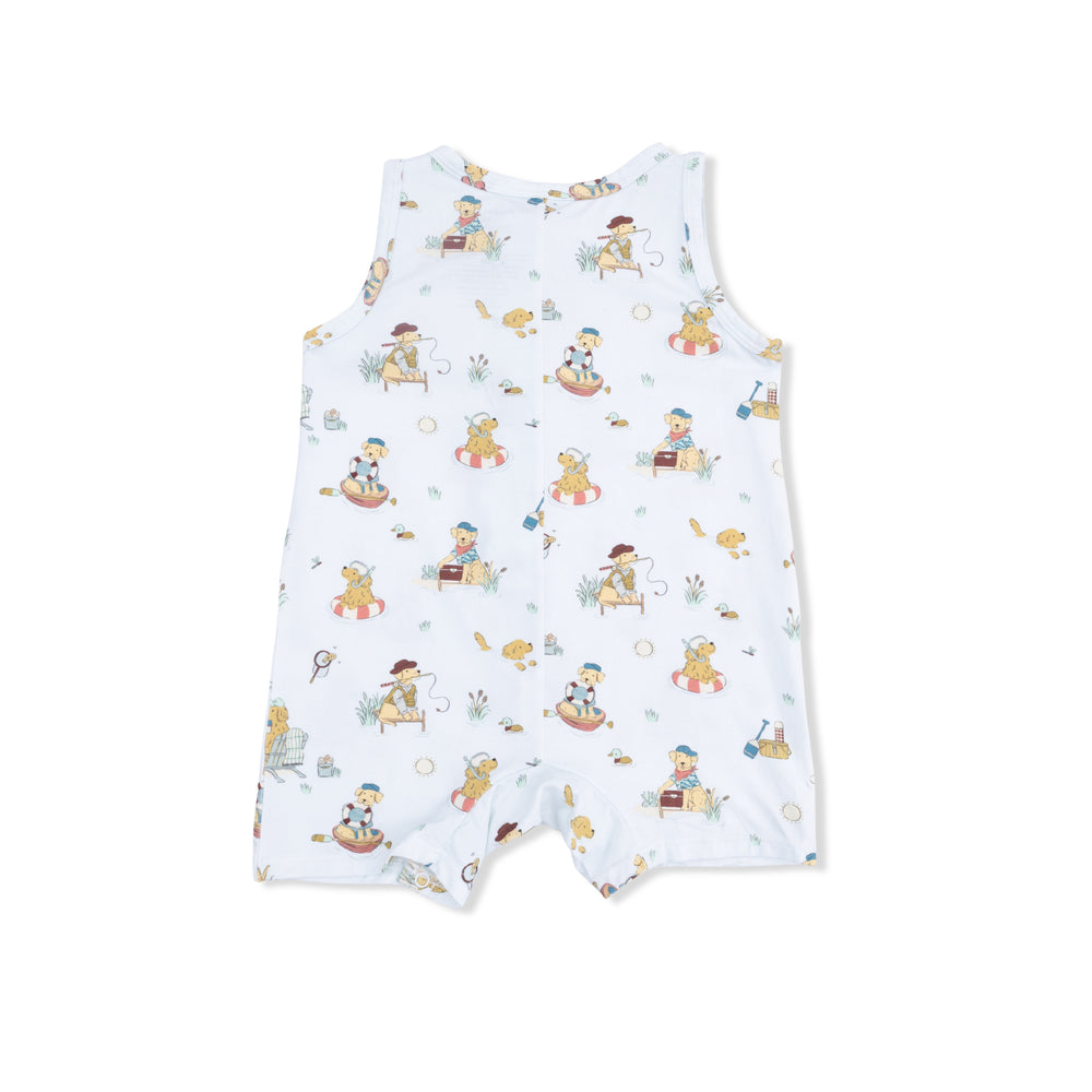 Lake Buddy Dogs - Sleeveless Shortie Romper by Angel Dear - alternate view
