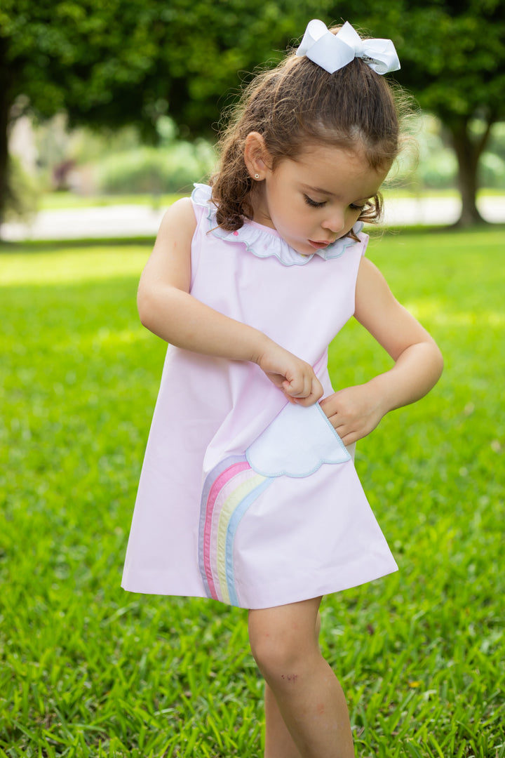 Rainbow Amelie Dress by Zuccini Kids - lifestyle view